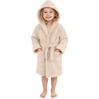 Toker Collection® Kinderbademantel Kinder Bademantel mit Kapuze – 100% Baumwolle, Kapuze, Gürtel, Hautsympatisch