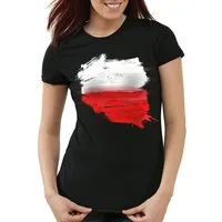 style3 T-Shirt Flagge Polen Fußball Sport Polska WM EM Fahne