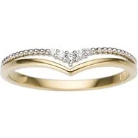 Firetti Diamantring Schmuck Geschenk Gold 333 Damenring Goldring Diamant, mit Brillanten