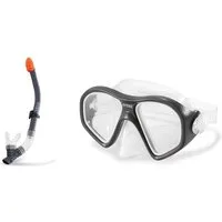 Intex Taucherbrille Schnorchel Schwimmbrille Flossen Sport Set ab 14 Jahren 55648