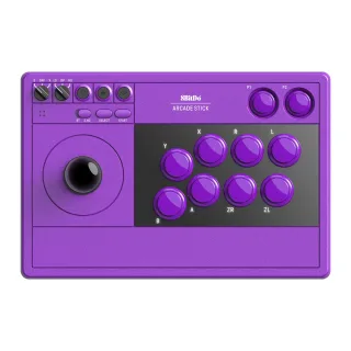 8BitDo Arcade Joystick Wireless Game Controller Three-modewith Macro Buttons 40H+ Playback Turbo Fighting Game Control
