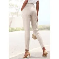 Vivance by Lascana Jogger Pants aus bequemen Stretchstoff mit Karomuster, Schlupfhose, enge Passform, casual-chic, Sommerhose