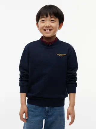 ESSENTIAL LOGO SWEATSHIRT Dark Blue - Gr. - 10