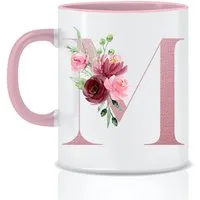 Unal Store Tasse Personalisierte Tasse mit Buchstabe von A bis Z Weihnachten Geschenke