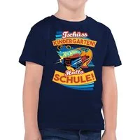 Shirtracer T-Shirt Tschüss Kindergarten! Hallo Schule! (1-tlg) Hot Wheels Jungen
