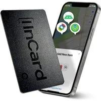 Athlix InCard GPS Tracker Kreditkartenformat, Google Find Hub & Apple Find My GPS-Tracker (5 Jahre Akkulaufzeit, Weltweiter Verlustmodus, IP68 Wasserdicht)