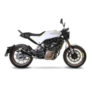 LeoVince Sportauspuff GP ONE Black Husqvarna Vitpilen 401 / Svartpilen 401 Bj. 2018-2019 EURO-4