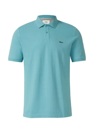 s.Oliver Red Label - Poloshirt aus Baumwolle blau - Gr. - 3XL