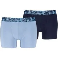 Levi's® Boxershorts LEVIS MEN NEWSPAPER WB BOXER BRIEF 2P (2er Pack) ohne Eingriff, Cotton-Stretch