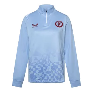 Castore - Drill-Top für Damen, Langärmlig (Blau/Weiß)