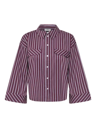 JDY - JDYMIO 7/8 BOXY SHIRT WVN Port Royale - Gr. - XS