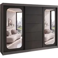 A&J MöbelLand GmbH Schiebetürenschrank BELANO – Moderner Kleiderschrank mit Schiebetüren (Die perfekte Kombination aus modernem Design, hoher Funktionalität und großzügigem Stauraum für Kleidung, Bettwäsche und Accessoires, erhältlich in verschiedene