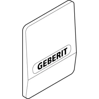 Geberit Abdeckplatte weiß-alpin zu Elektronik Infrarot-UP 240043111