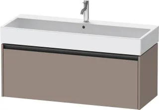 Duravit Ketho.2 Waschtischunterbau wandhängend Basalt Matt 1184x460x440 mm - K25079043430000 K25079043430000