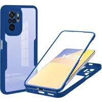 Tec-Expert Handyhülle 360 Grad Hülle für Xiaomi Redmi Note 10 6.43 Zoll, 6.43, Rundum Schutz Cover Case Hülle robust