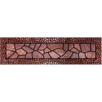 Andiamo Stufenmatte Outdoor, 2er Set, rechteckig, Höhe: 6 mm, Outdoor-Stufenmatten, Stein Motiv, Gartenbereich, Außenbereich