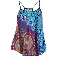 Guru-Shop T-Shirt Boho Trägertop, Sommertop, Damentop, Strandtop.. Festival, Hippie, Ethno Style, alternative Bekleidung