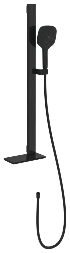 Villeroy & Boch Duschgarnitur Infinity Showers 230x110x900mm für Wandmontage Matt Black TVS110002000K5
