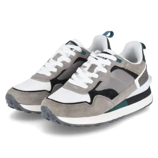 Bullboxer Low Sneaker - Gr. 41 - Grau - Synthetik, Leder & Textil