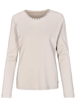 CLARINA - NOS Rdh.-Shirt,1/1 Arm, Steinc 246 stein - Gr. - 38