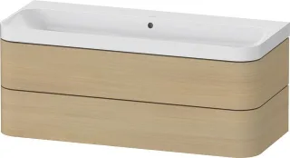 Duravit Happy D.2 Plus c-shaped Set wandhängend Mediterrane Eiche 1175x490x480 mm - HP4349N71710000 HP4349N71710000