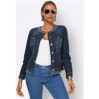 creation L Blusenblazer Jeans-Blazer Langarm