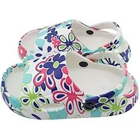 VewoTex Kinder Badelatschen mit Blumenmuster » Kinderschuhe "Clou Shoes" Clog (1 Paar, 1-tlg., Kein Set) Badeschlappen & Slipper » offene Sandalen mit Riemen & Cut-Outs