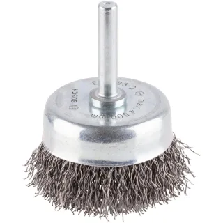 Bosch PRO Topfbürste, Stahl, gewellter Draht, 4500 U/ min - 2608622006