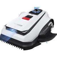 ECOVACS Rasenmähroboter GOAT A1600 LiDAR PRO, bis 1600 m² Rasenfläche, (Mäheffizienz von 400 m²/h, Trimmer (8500 rpm), Dual-LiDAR Navigation, leistungsstarker 32-V Energieplattform