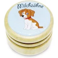 GICO Zahndose Milchzahndose Zahndose Milchzähne Holz 44 mm Hund - 7018, für Jungen und Mädchen