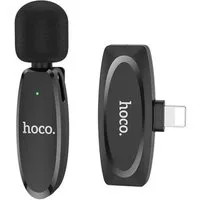 hoco. Mikrofon Drahtloses Lavaliermikrofon für iPhone 8-pin iPhone-Anschluss schwarz (1-tlg)