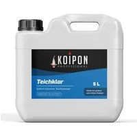 KOIPON Teichpflege KOIPON Teichklar Teichklärer gegen Schwebealgen & trübes Wasser, Wasserklärung, Schwebealgen entfernen, pH-Wert stabil, Made in Germany