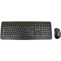 Cherry DW 5100, Kabelloses, Schweizer Layout (QWERTZ), Schwarz Tastatur- und Maus-Set