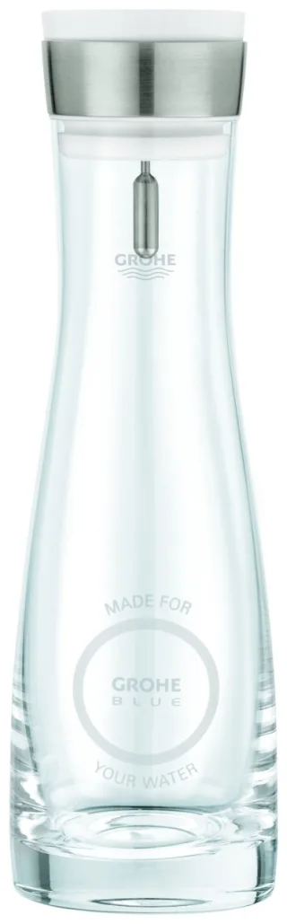 GROHE Glaskaraffe GROHE Blue 40405_1 1 Liter mit Verschluss-Deckelset, 40405001 40405001