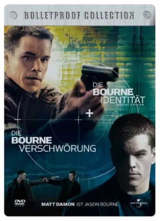 Die Bourne Identität + Die Bourne Verschwörung (Bulletproof Collection 2 DVDs im Steelbook)