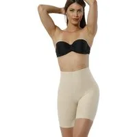 Formangel Miederhose figurformend mit hoher Taille – Shaping Short Corsage, Taillenshaper (1-St) hoher Bund, Silikonbund, nahtlos