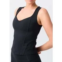 OCEANSAPART Sporttop Shania (0-tlg) mit femininem Ausschnitt und herausnehmbaren Cups
