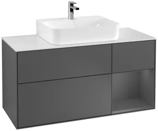 Villeroy & Boch Waschtischunterschrank Finion F17 1200x603x501mm WT mittig, F171GKGK F171GKGK