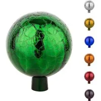 VERDOBA Gartenfigur Gartenkugel für Außen - Gartendeko Rosenkugel Dekokugel für den Garten, Glas