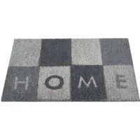 Andiamo Fußmatte Kokos Home, rechteckig, Höhe: 17 mm, Schmutzfangmatte, mit Spruch, In- und Outdoor geeignet