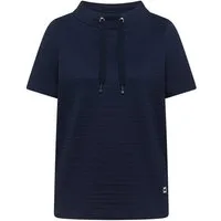 CECIL Kurzarmshirt T-Shirt mit Stehkragen - Casual Fit