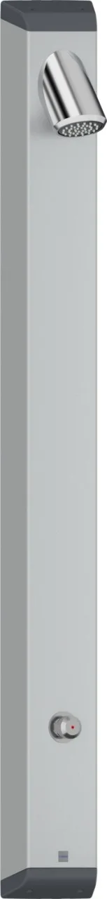 Hansa Duschpaneel HANSAPUBLIC 9600, 1-strahlig DN15 Aluminium/verchromt, 96001000 96001000