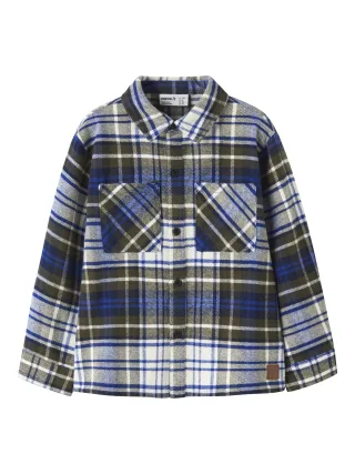 NAME IT - NMMNETUL LS OVERSHIRT Olive Night - Gr. - 116