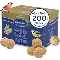 Lyra Pet 200 Stk. Lyra Pet® Meisenknödel ohne Netz à 90 g = 18 kg, für: Wildvogel