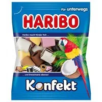 HARIBO Süßigkeit, Haribo Lakritzkonfekt süss salzig würzig fruchtige Kombination 100g