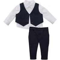 bonprix Anzugweste (Set, 3er) Set aus Weste, Hemd und Hose