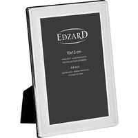EDZARD Bilderrahmen Nardo, versilbert und anlaufgeschützt, für 10x15 cm Foto