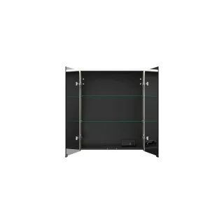 Burgbad Spiegelschrank Eqio 800x650x170 Eiche Dekor Silber, SPGS065F6015 SPGS065F6015