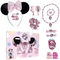 Disney Minnie Mouse Schmuckset Beauty Set für Kinder – Kamm, Haargummi & mehr