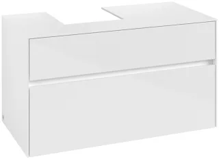 Villeroy & Boch Waschtischunterschrank Collaro C09500 1000x548x500mm Glossy White C09500DH